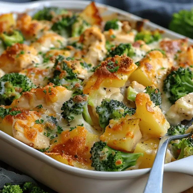 Baked Potato Chicken and Broccoli Casserole - Grammy Recipes