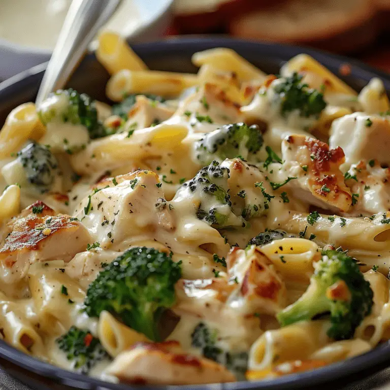 Chicken and Broccoli Baked Alfredo Recipe - Grammy Recipes