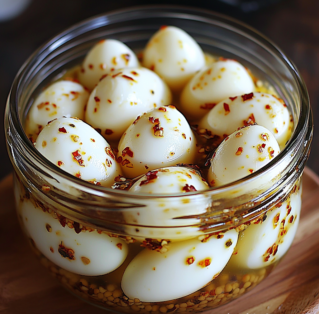 Tangy pickled eggs, spicy boiled eggs, pickled egg recipe