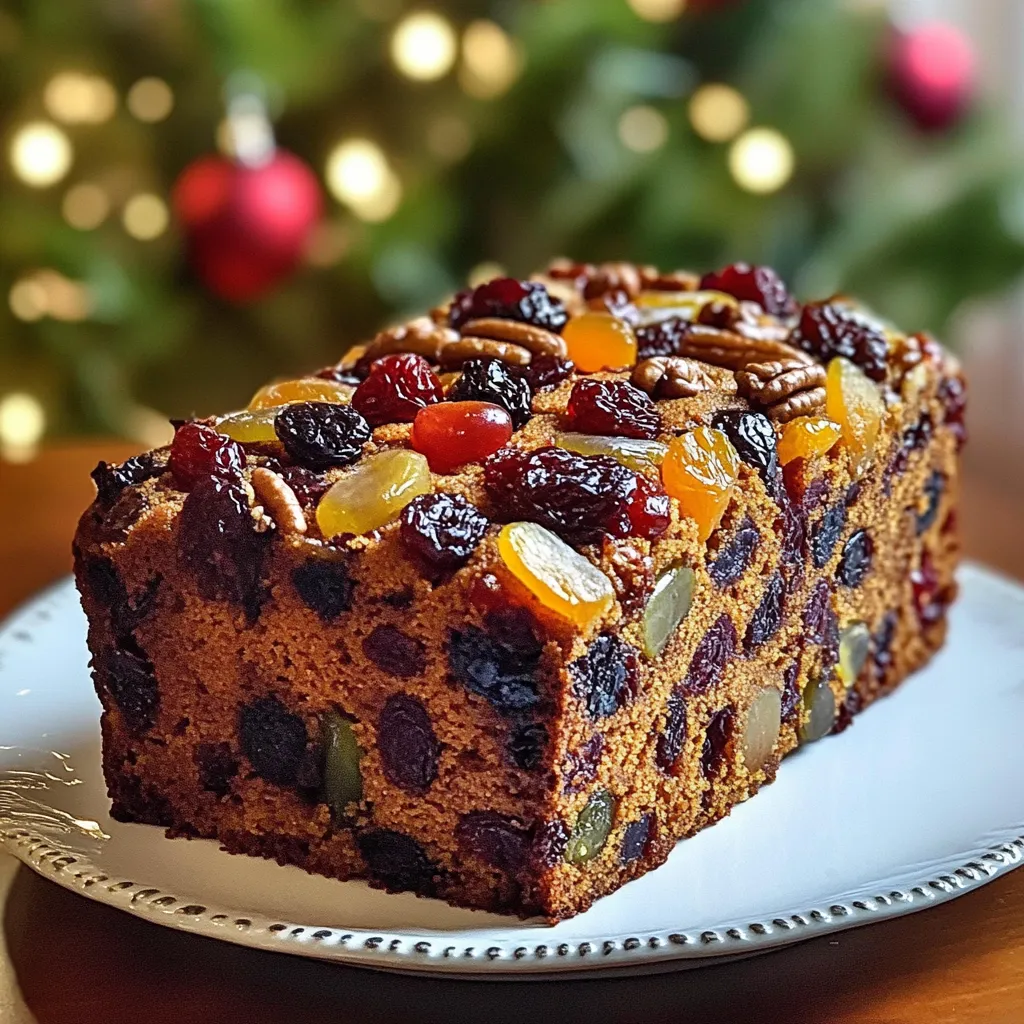 Moist fruitcake recipe, classic holiday fruitcake, rich fruitcake recipe