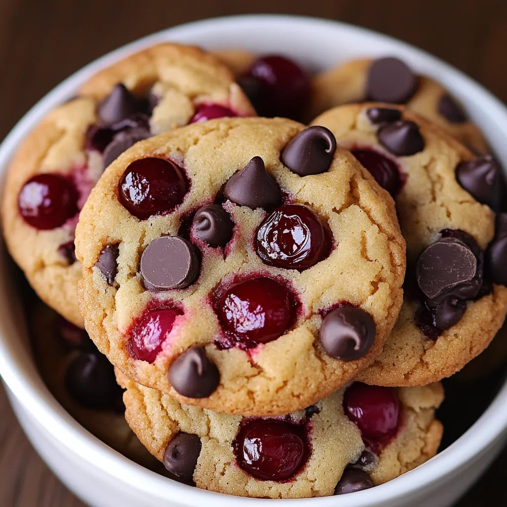 Maraschino Cherry Chocolate Chip Cookies Recipe - A Sweet Cherry & Chocolate Delight