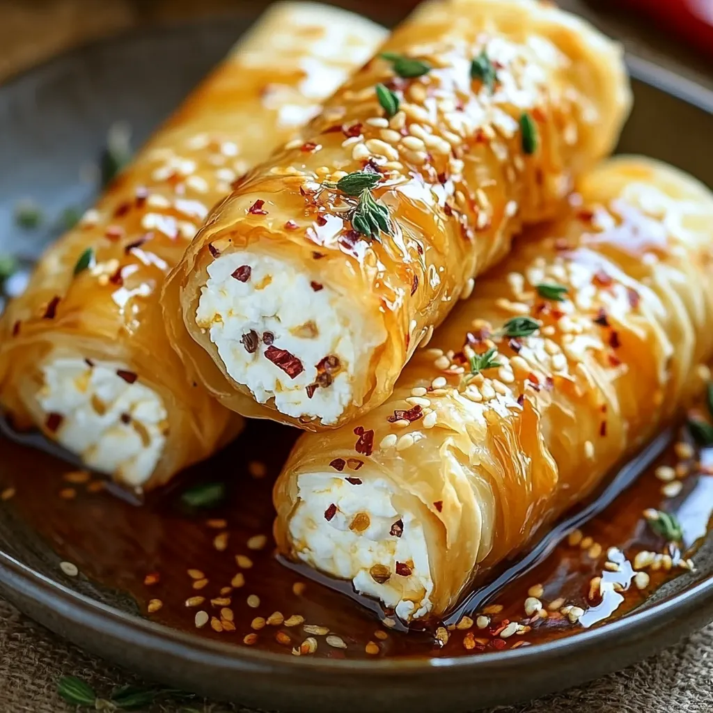 Crispy Feta Rolls