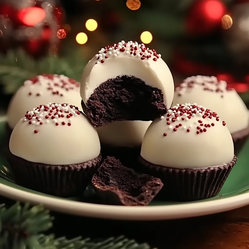 Christmas Oreo Truffles