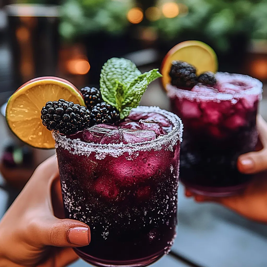 Non-alcoholic Blackberry Mule
