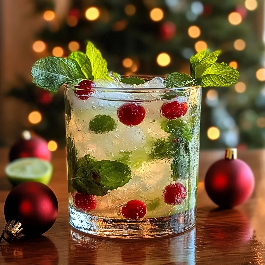 Festive Mojito
