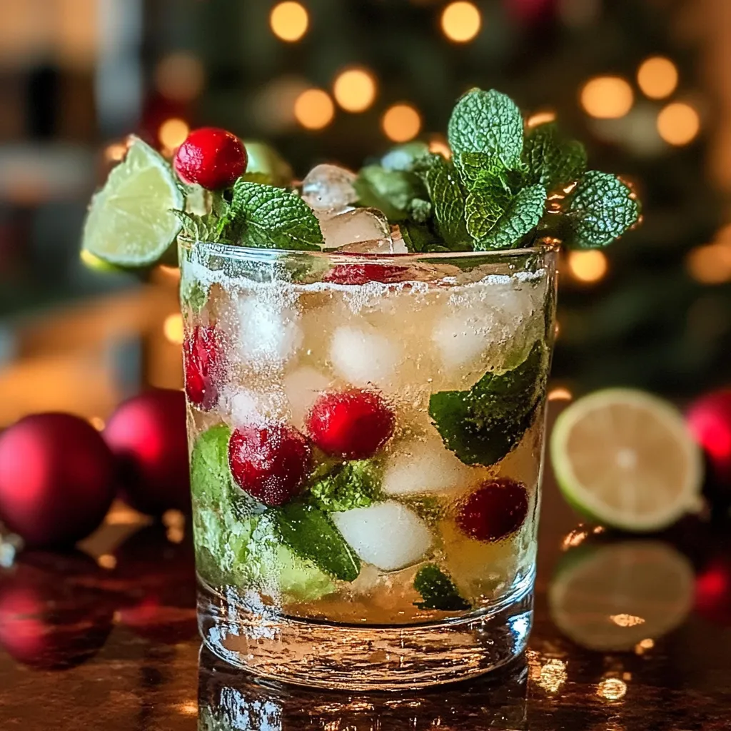 Christmas Cocktail Mojito