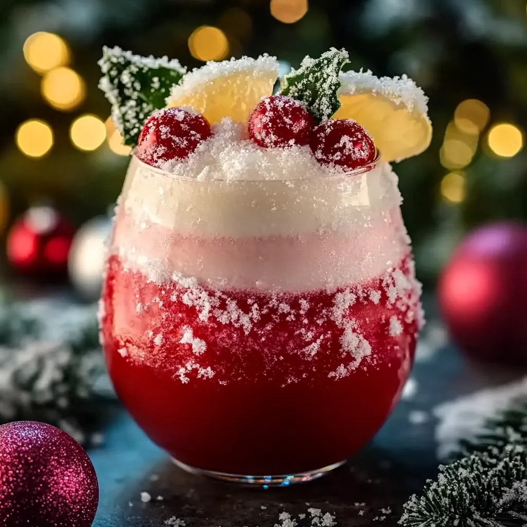 Cranberry pineapple mocktail
