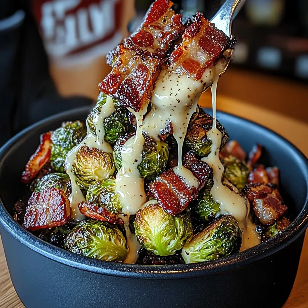 Roasted Brussels sprouts with glaze