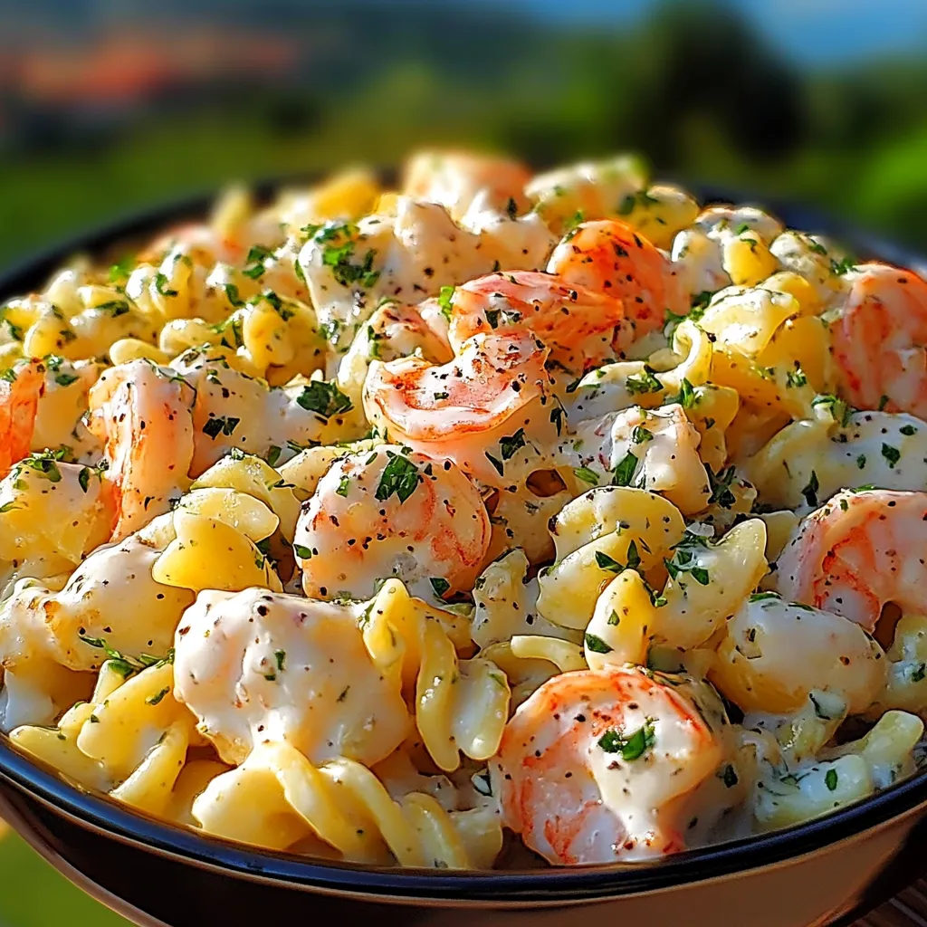 Easy Seafood Pasta Salad