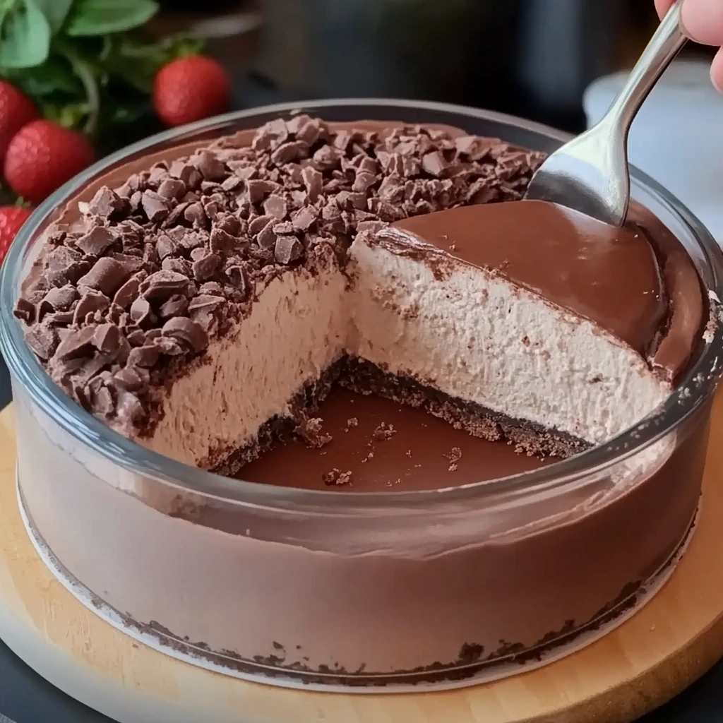 No-Bake Nutella Cheesecake