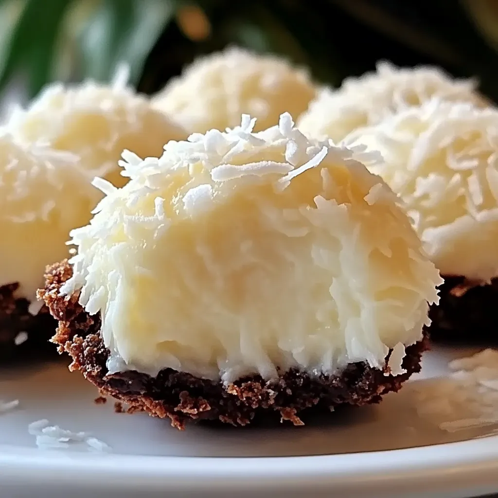 No-Bake Coconut Cream Balls