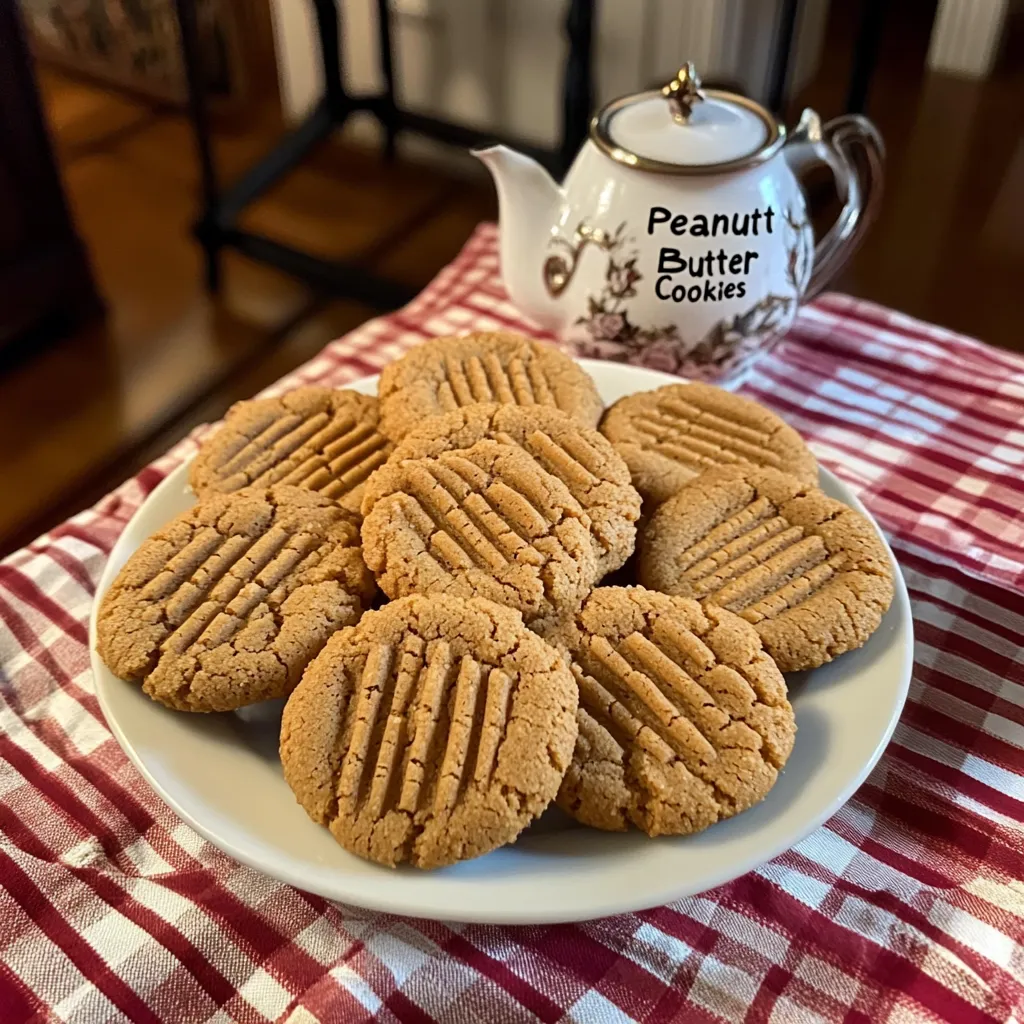 Simple peanut butter cookies