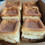 Cinnamon Churro Cheesecake Bars Recipe