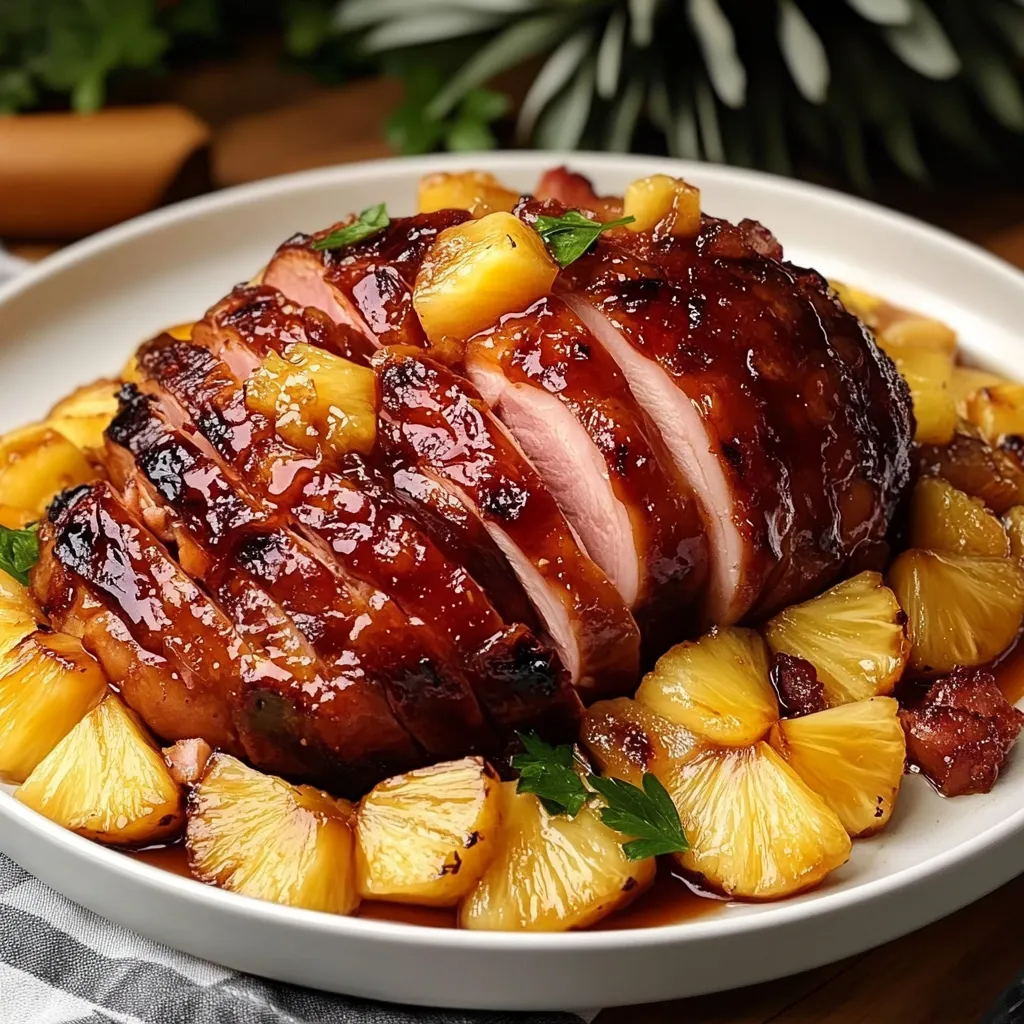 Sweet and savory ham glaze