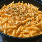 Creamy Buffalo chicken penne