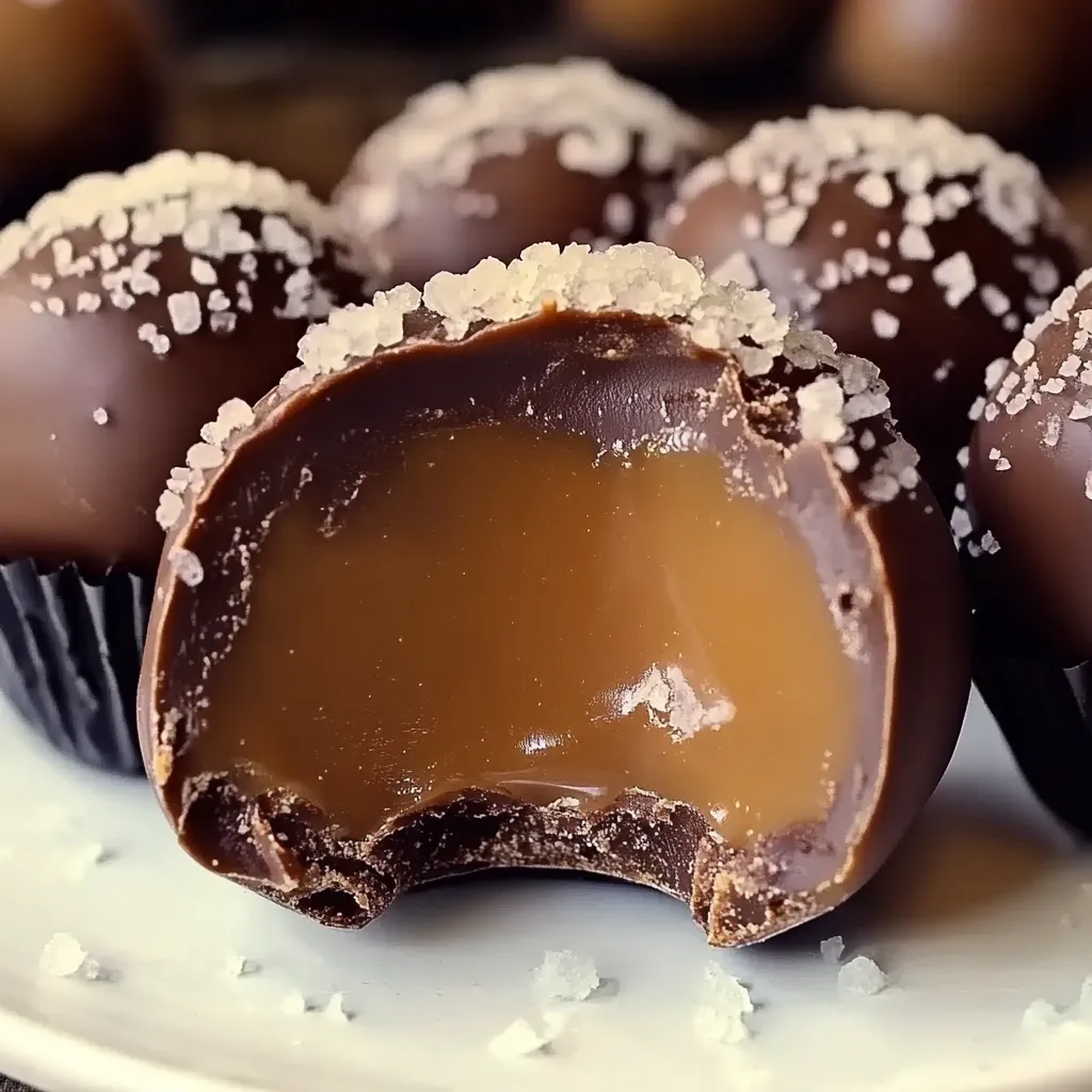 Chocolate Caramel Truffles