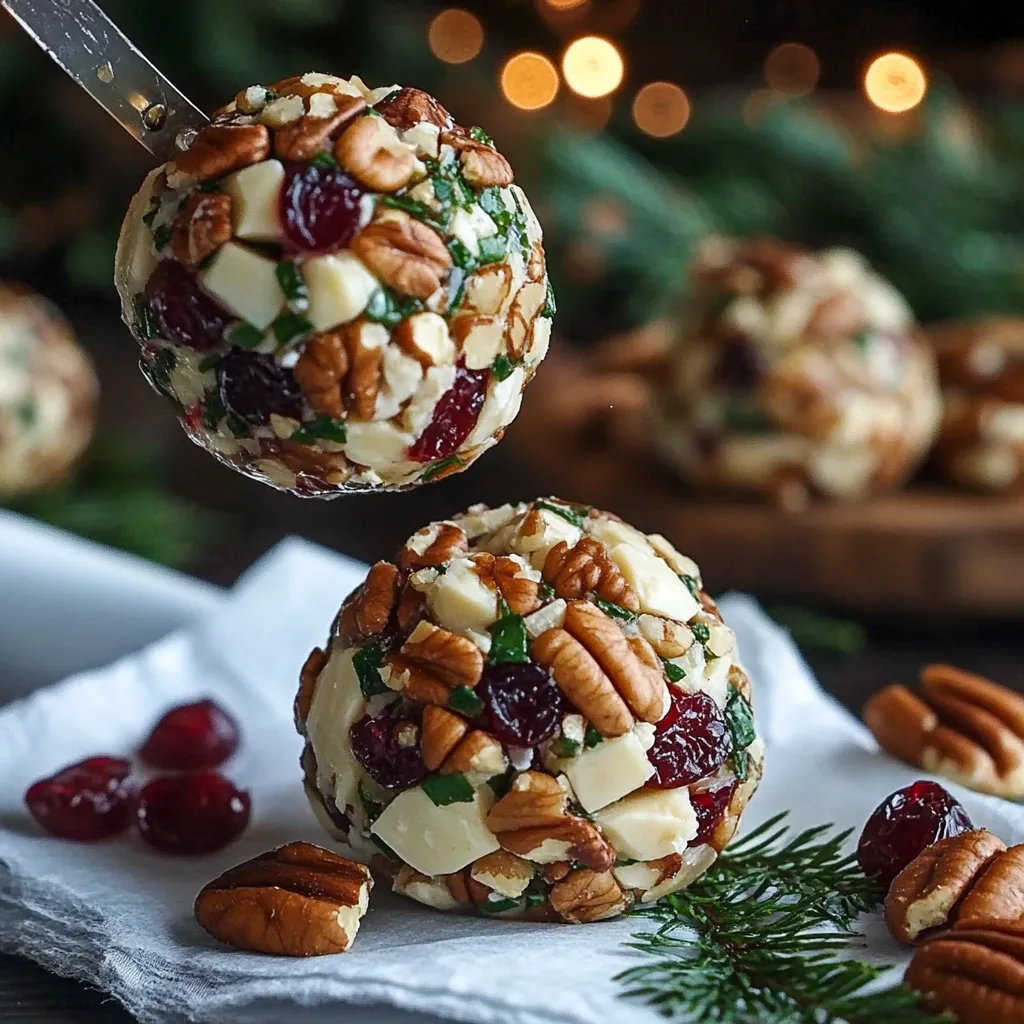 Holiday Goat Cheese Balls