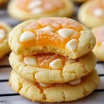 White Chocolate Creamsicle Orange Cookies