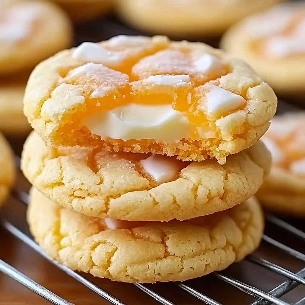 White Chocolate Creamsicle Orange Cookies