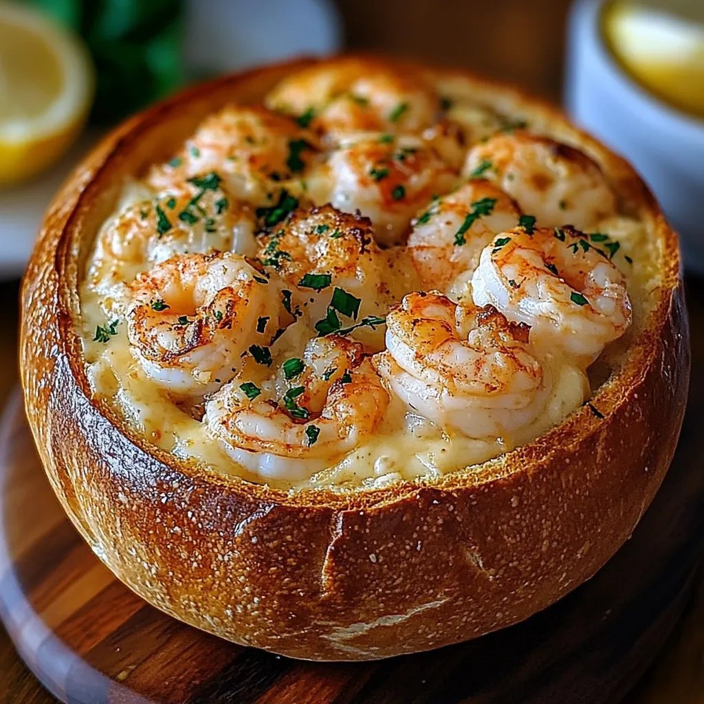 Cheesy seafood bread recipe