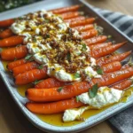 Roasted Carrots with Whipped Ricotta and Hot Honey