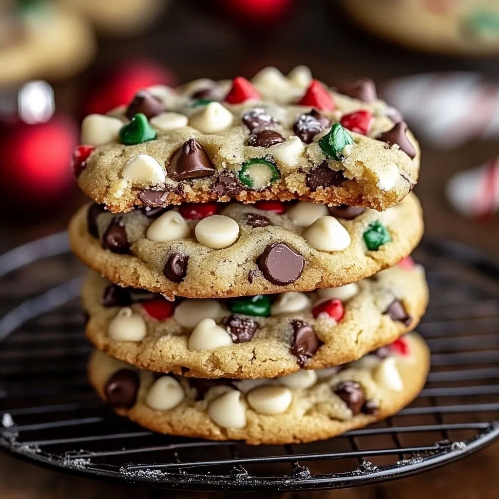 Festive holiday cookies