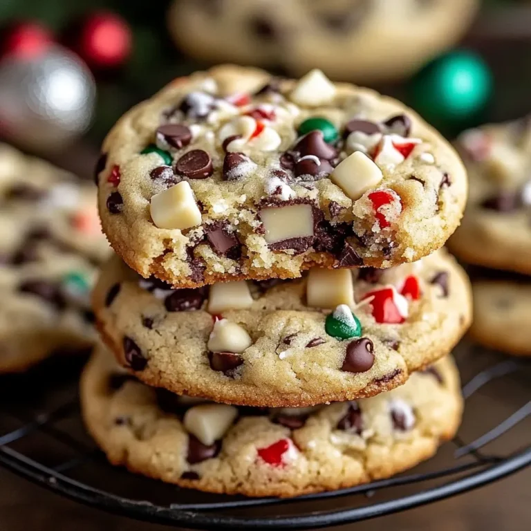 Winter Wonderland Chocolate Chip Christmas Cookies