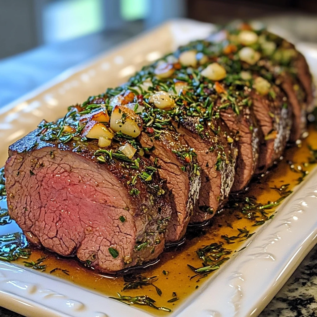 Herb Butter Beef Tenderloin Roast