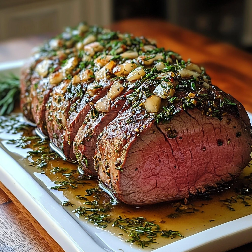 Herb Butter Beef Tenderloin Roast