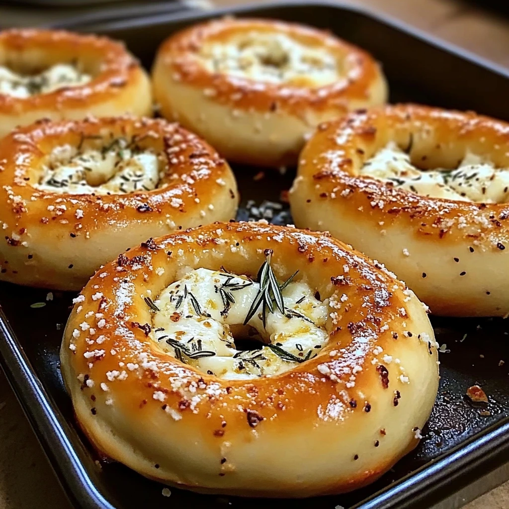 Cheese-stuffed soft pretzels