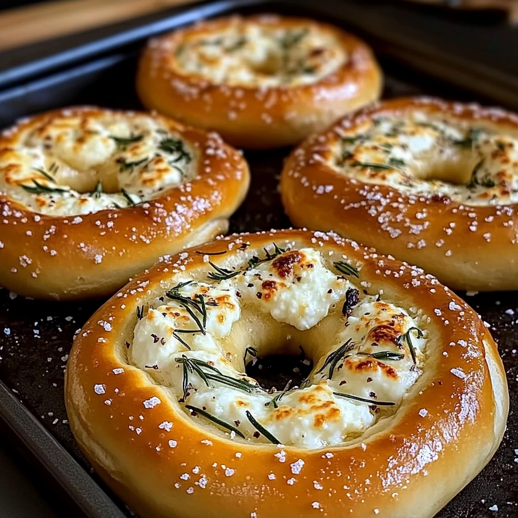 Rosemary Parmesan pretzels