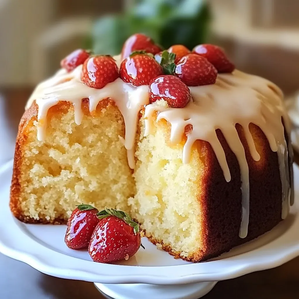 Rich and dense pound cake