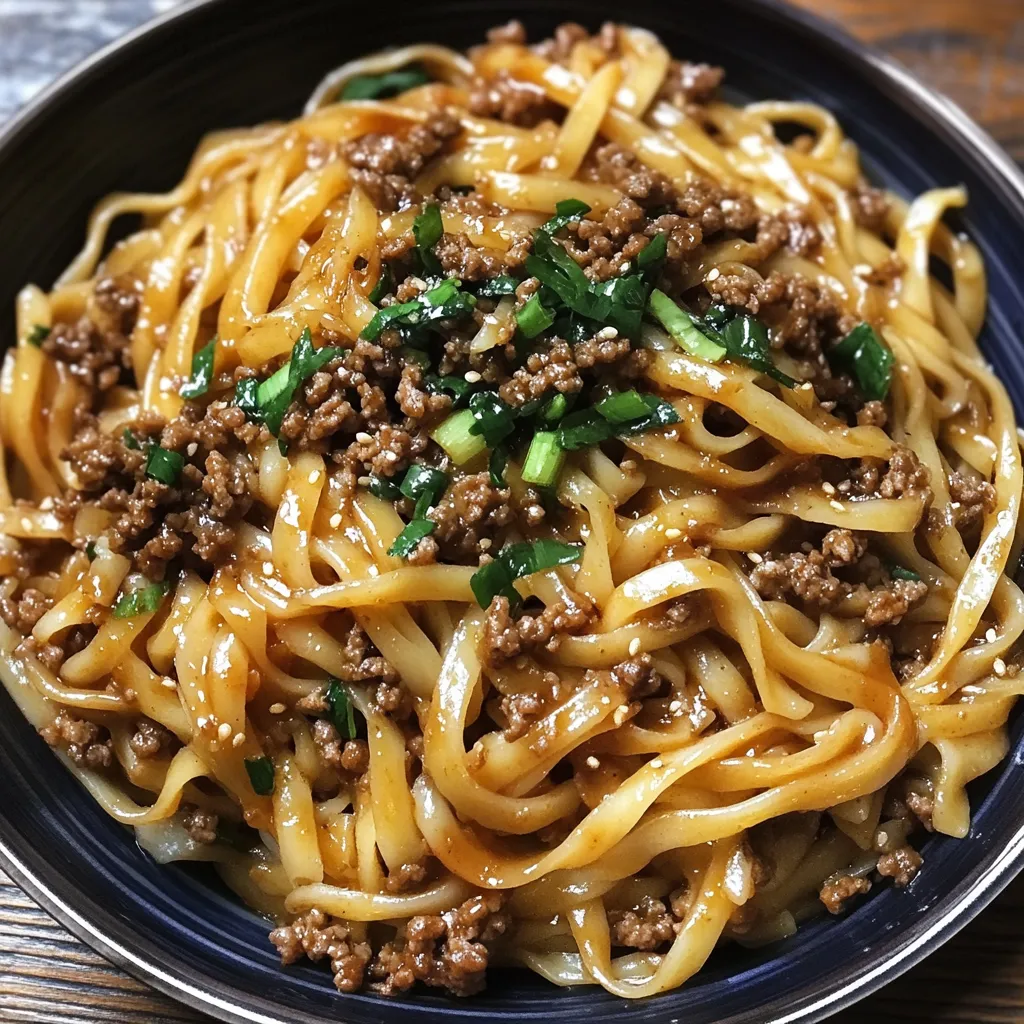 Mongolian Style Noodles