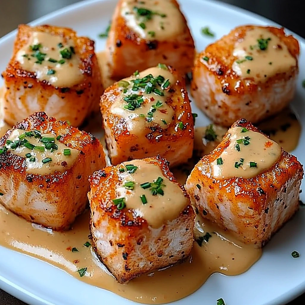 Crispy Bang Bang Salmon Bites