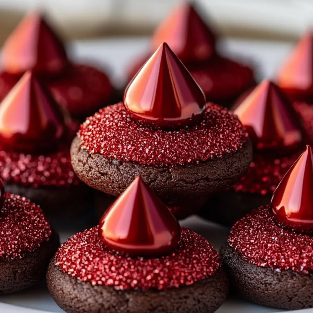 Festive Red Velvet Cookies