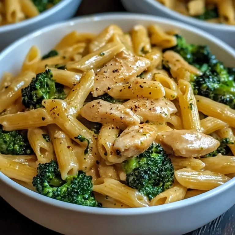 Creamy Broccoli and Chicken Penne