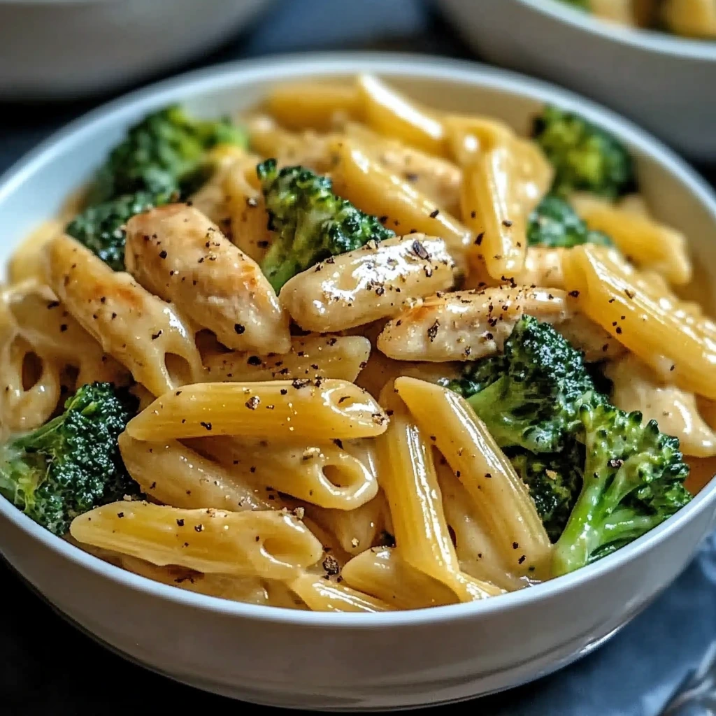 Creamy Broccoli and Chicken Penne