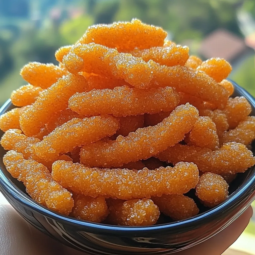 Homemade caramel Cheetos