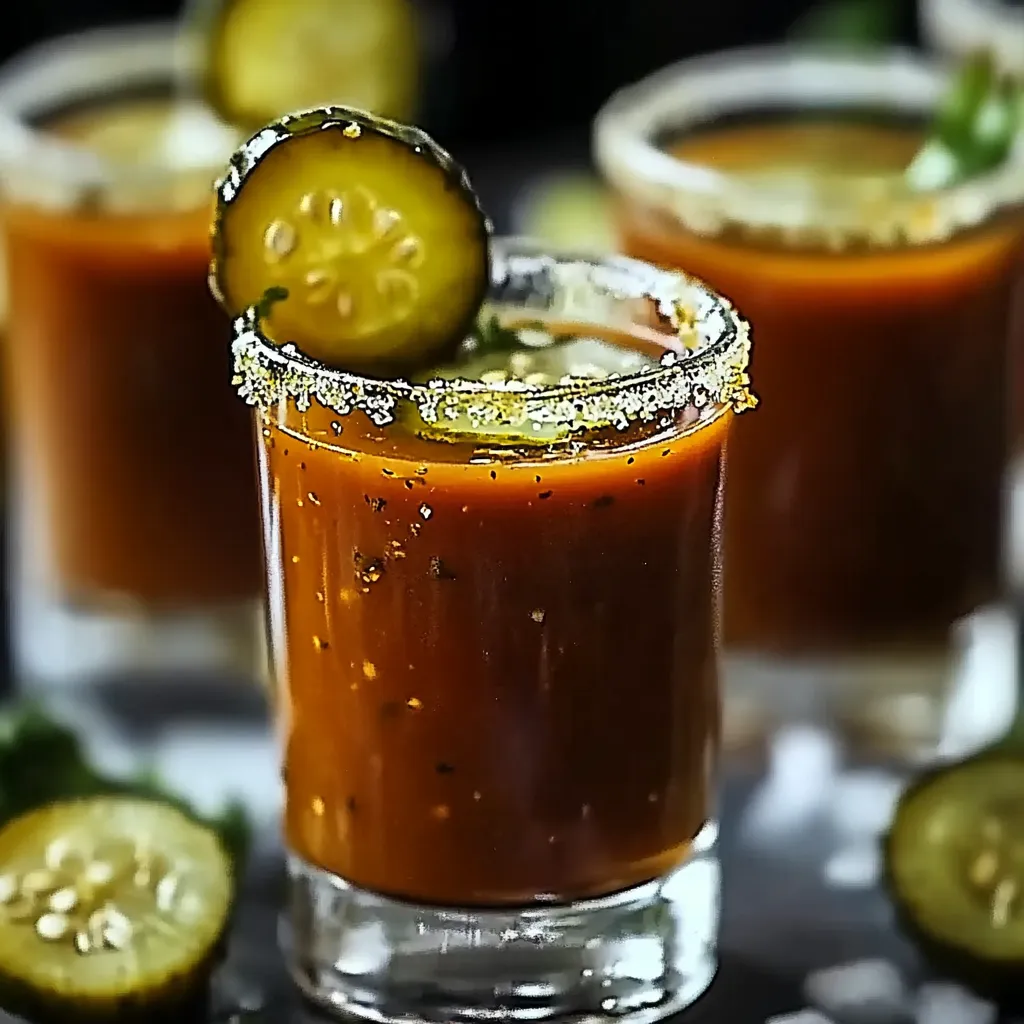 Pickle Bloody Mary Shot – A Mini Savory Delight!