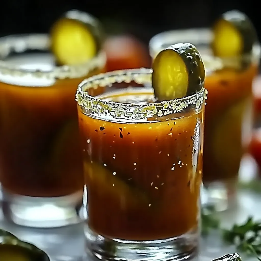 Mini Bloody Mary shot