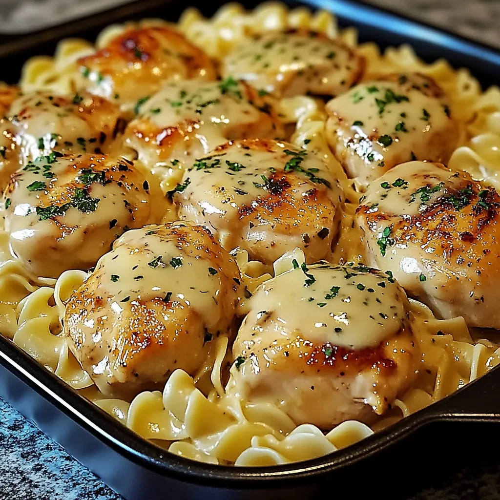 One-Pan Chicken with Buttered Noodles