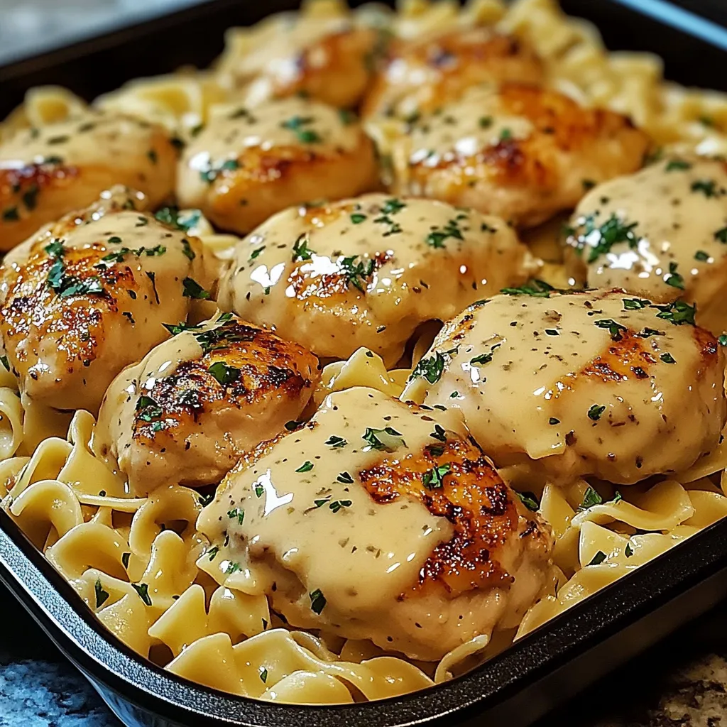 Easy chicken noodle dinner