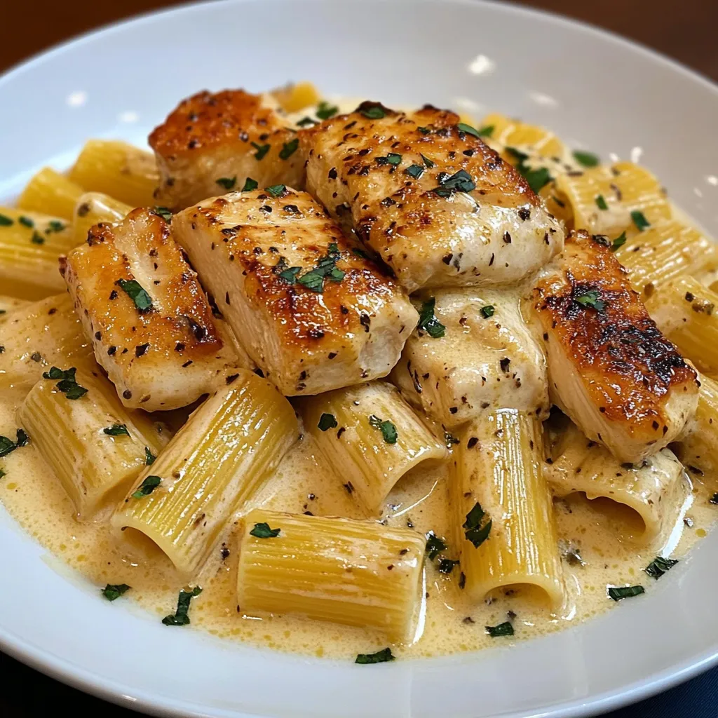 Creamy Parmesan Rigatoni