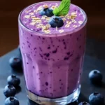 Blueberry banana smoothie