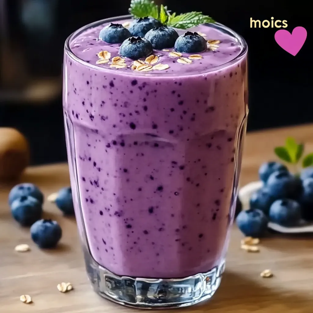 Easy blueberry smoothie