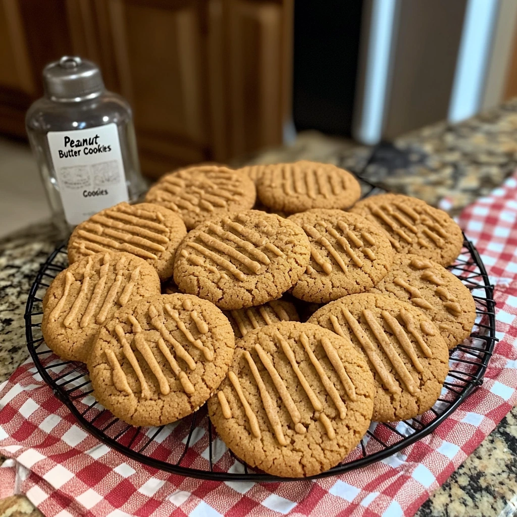 Vintage peanut butter cookies
