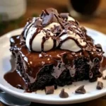 Self-saucing chocolate cake