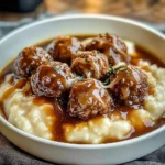 French Onion Meatballs