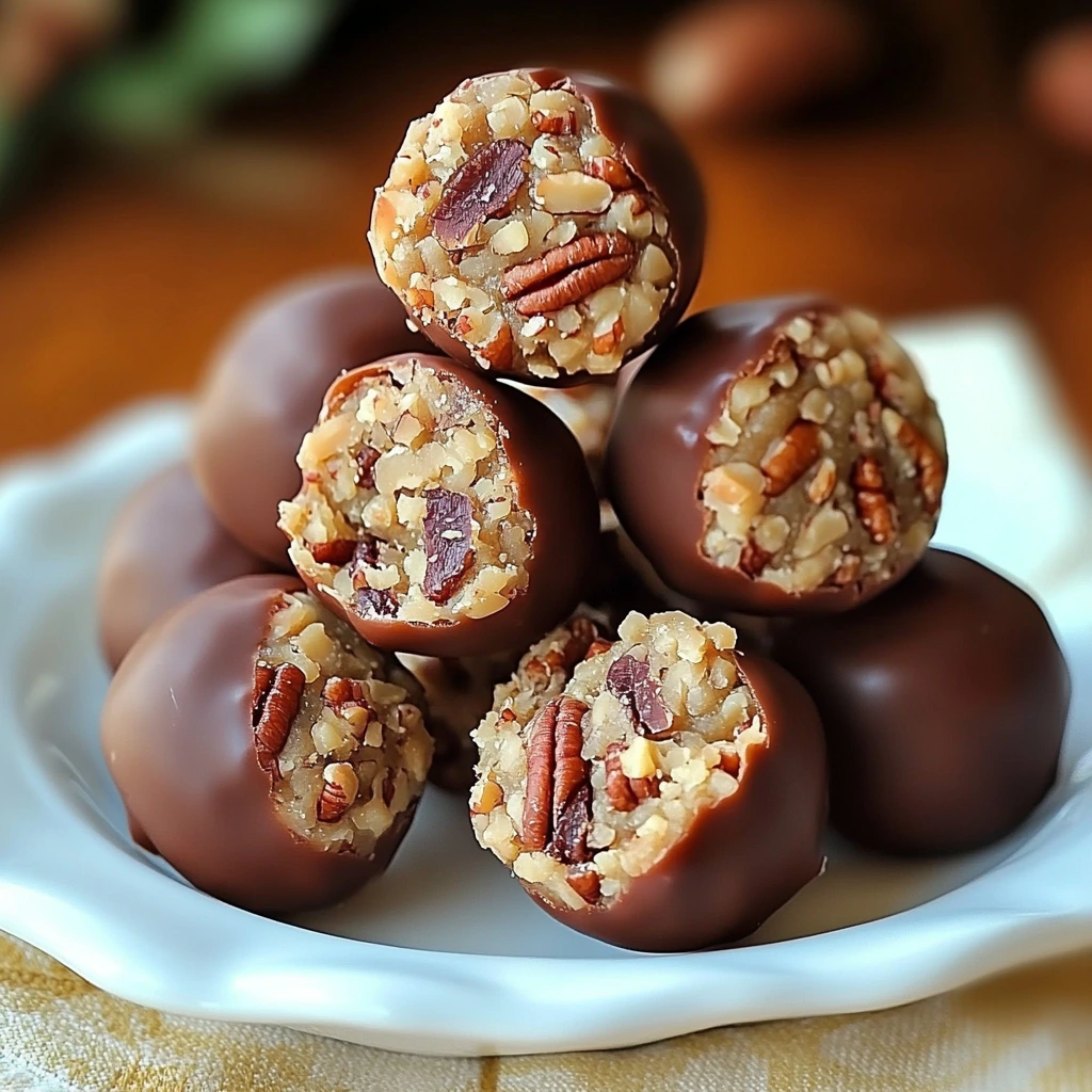 No-Bake Pecan Pie Balls