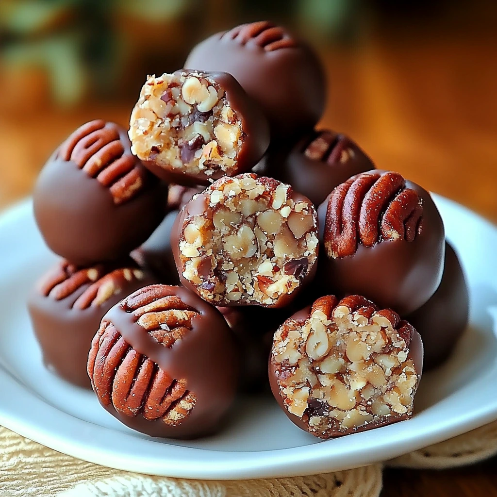 No-Bake Pecan Pie Balls